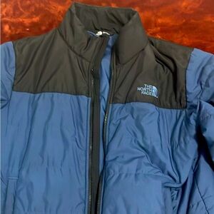 The North Face Men's Blue and Black Jacket